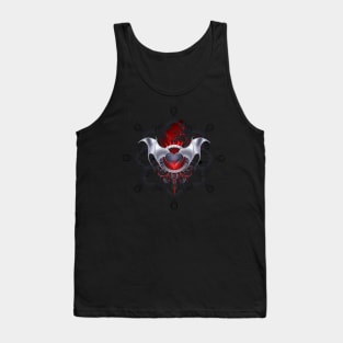 Vampire heart on a black background ( Halloween ) Tank Top